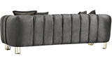 ZURICH Gray Luxury Sofa & Loveseat