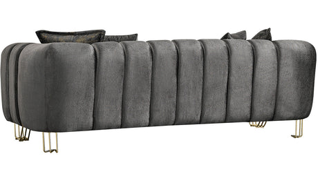 ZURICH Gray Luxury Sofa & Loveseat