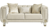 ZURICH Ivory Luxury Sofa & Loveseat