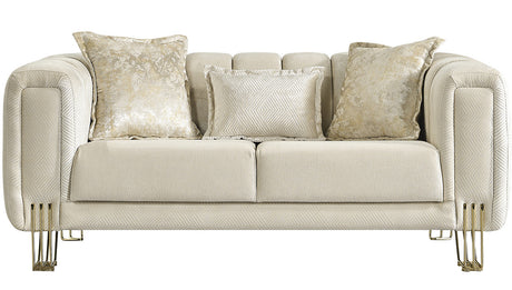 ZURICH Ivory Luxury Sofa & Loveseat