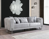 ZURICH Silver Luxury Sofa & Loveseat