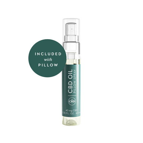 Zoned ActiveDough CBD Pillow with Aromatherapy Spray, Mid Loft