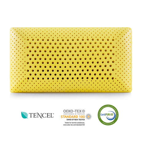 Zoned ActiveDough Chamomile Pillow with Aromatherapy Spray, Mid Loft