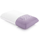 Zoned ActiveDough Lavender Pillow with Aromatherapy Spray, Mid Loft