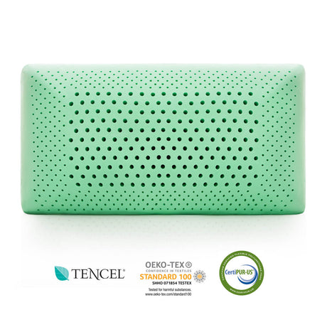 Zoned ActiveDough Peppermint Pillow with Aromatherapy Spray, Mid Loft