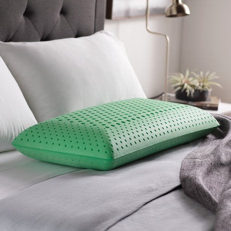 Zoned ActiveDough Peppermint Pillow with Aromatherapy Spray, Mid Loft