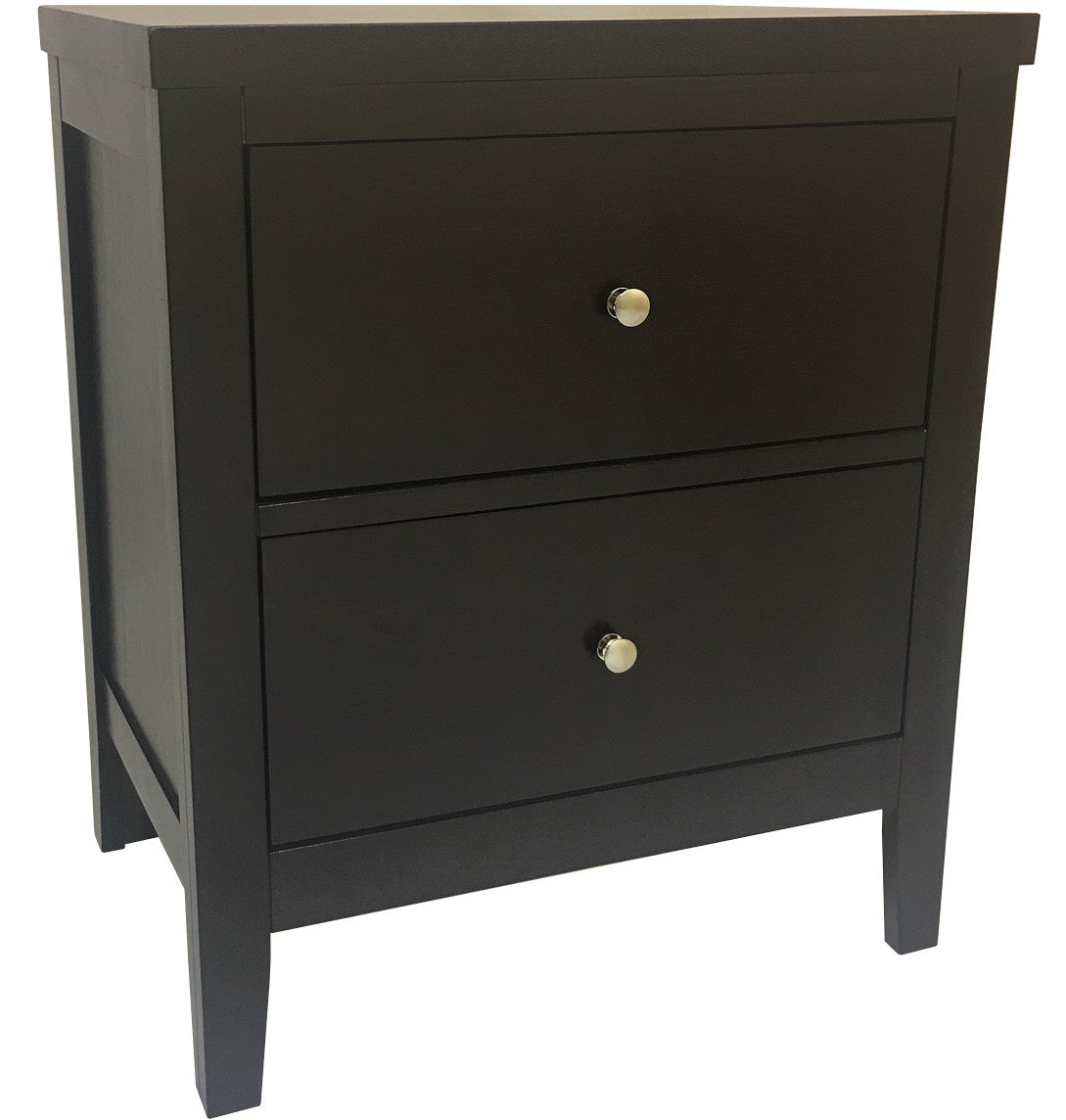 ZADE Brown 22" Wide Night Stand