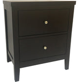 ZADE Brown 22" Wide Night Stand