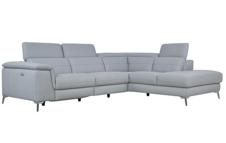 ZAHARA Gray Powered Reclining Sectional