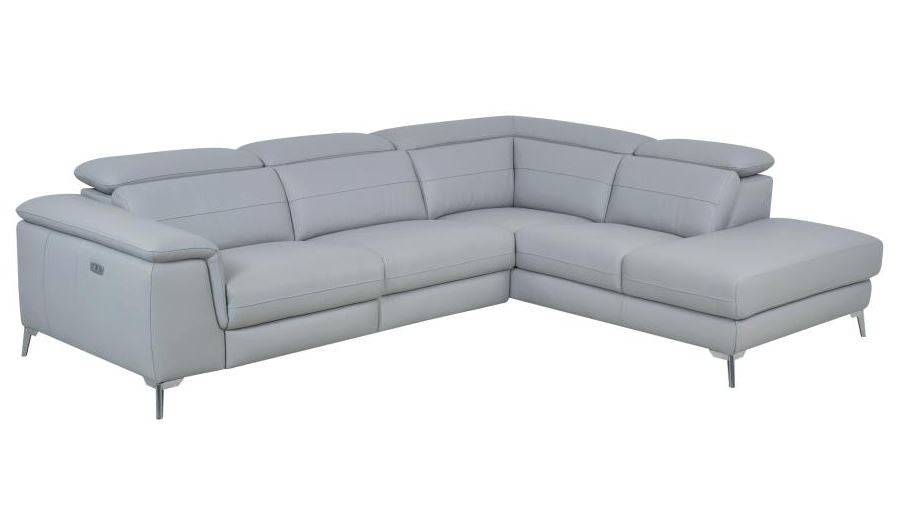 ZAHARA Gray Powered Reclining Sectional