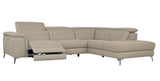 ZAHARA Taupe Reclining Powered Sectional