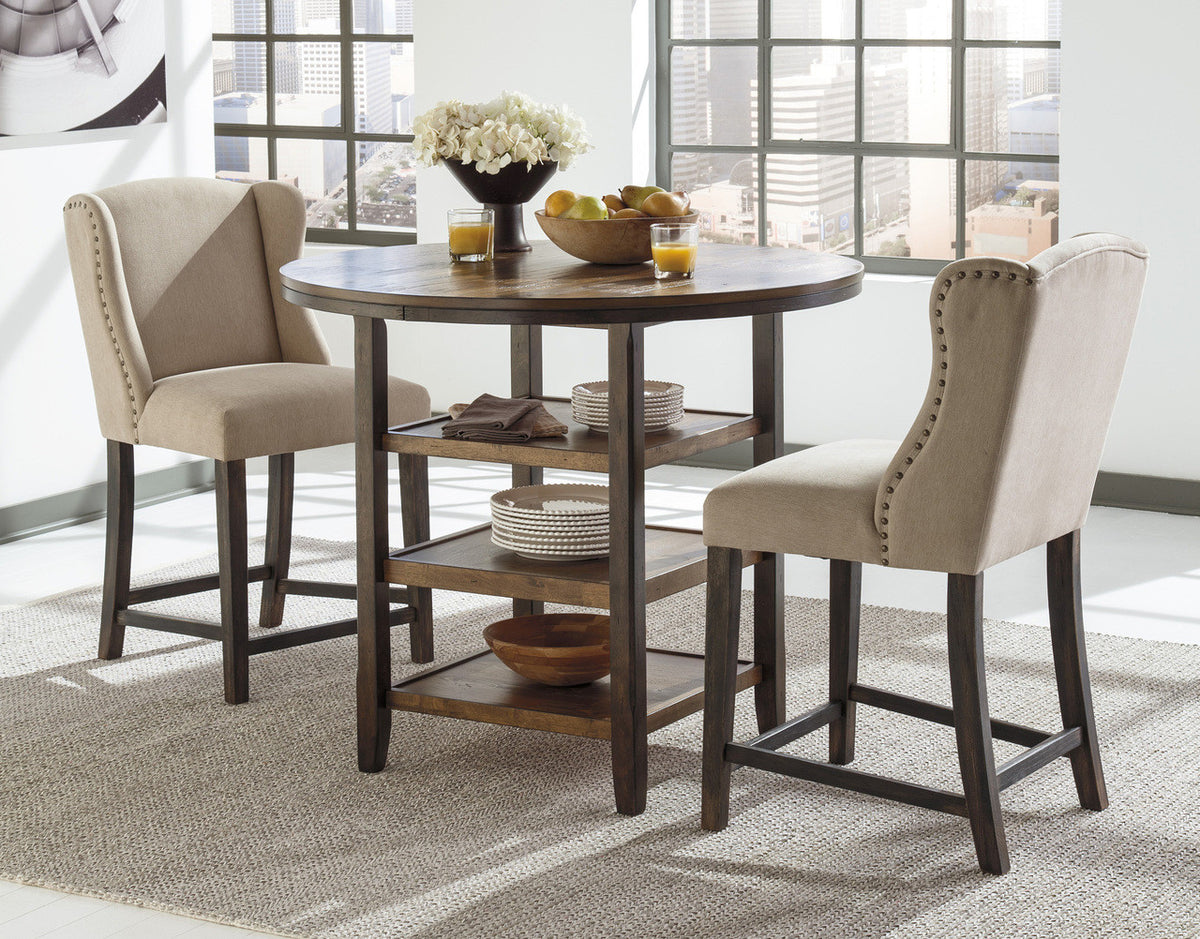Zophie Beige 3 Pc Counter Set