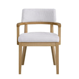 Kasem - Arm Chair (Set of 2) - Gorge Fabric & Oak