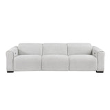 McPherson - Power Double Reclining Sofa With Power Headrests, Charging Ports - Cloud