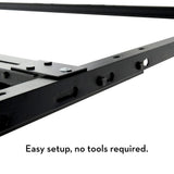 Twin / Full Adjustable Bed Frame - Wheels