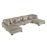 Traverse - Sectional With Ottoman