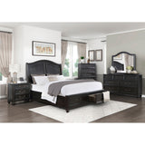 Herman - Chest - Charcoal Brown