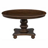 Lordsburg - 5 Piece Set (Round Table & 4 Side Chairs) - Brown