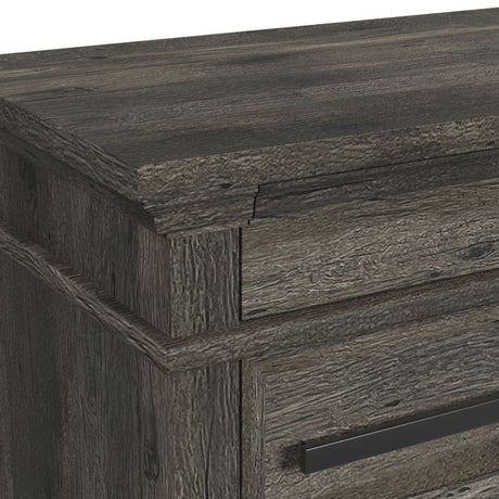 Park Ridge - 3-Drawer Nightstand - Charcoal