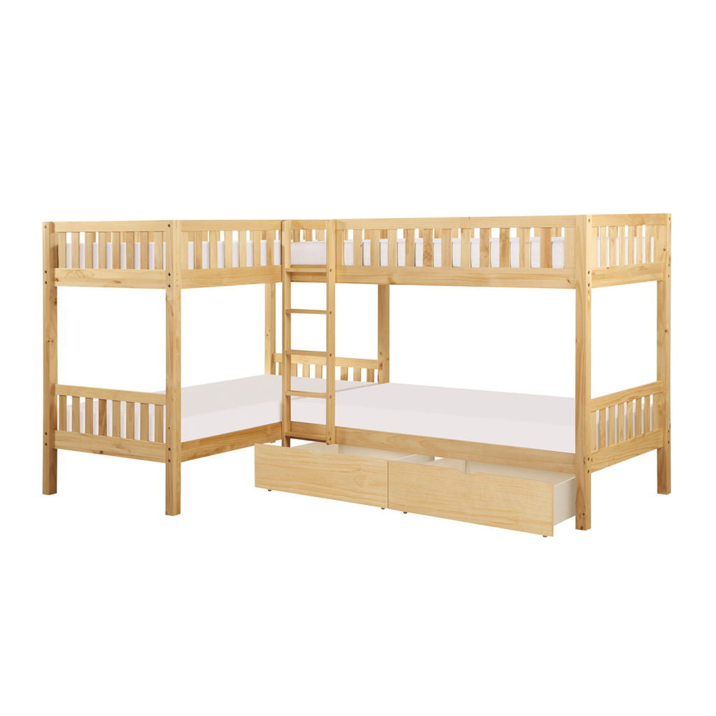 Bartly - Corner Bunk Bed