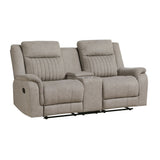 Dean - Double Reclining Loveseat With Center Console