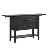 Sable Crest - Drop Leaf Server - Black
