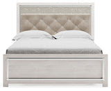 Altyra - Queen Panel Bed With Roll Slats - White