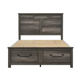 Lenior - Platform Bed With Storage Footboard