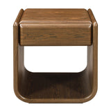Lanza - End Table With Drawer - Dark Walnut