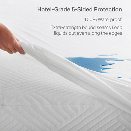 Hotel-Grade - 5-Sided Mattress Protector