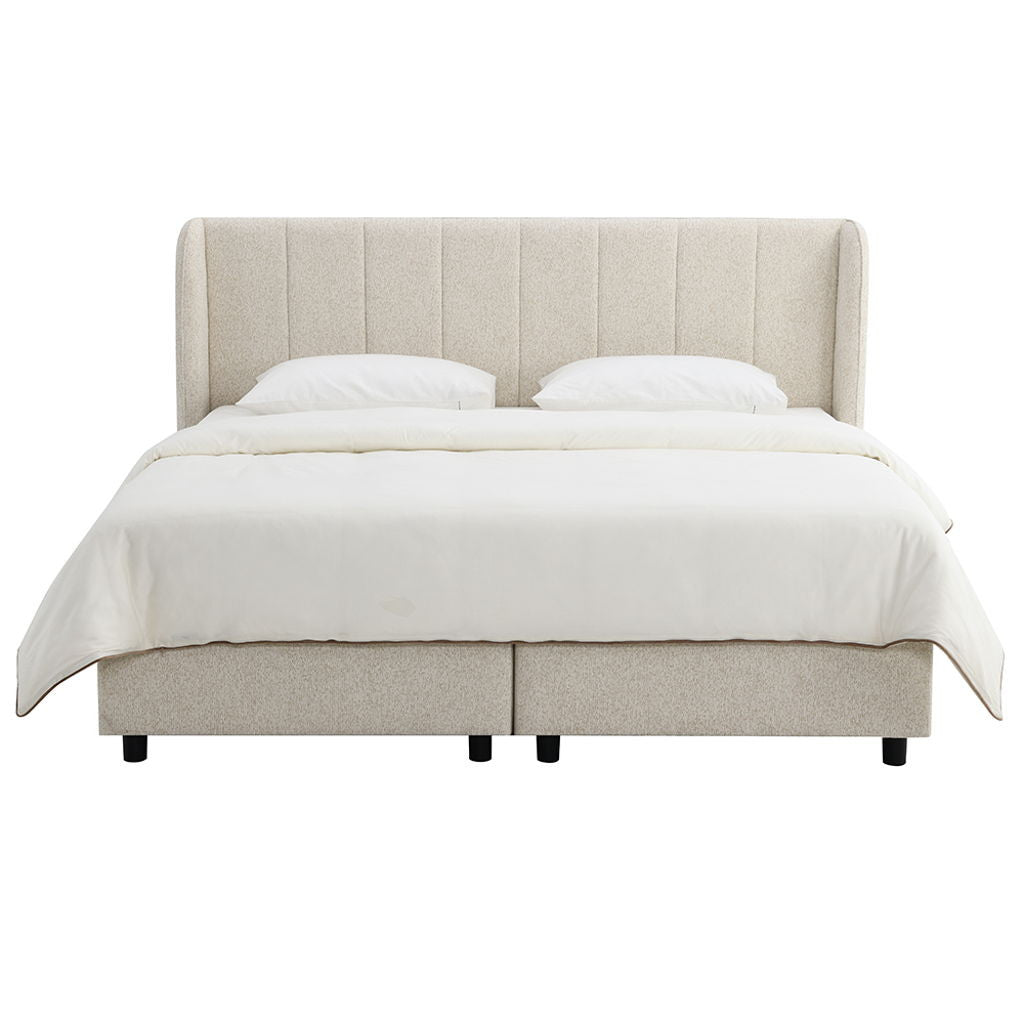 Adonia - Queen Bed With Storage - Beige