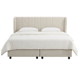 Adonia - Queen Bed With Storage - Beige