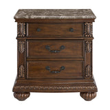 Cadenza - Nightstand With USB-C - Brown