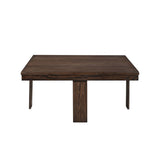 Paxton - 5 Piece Living Room Set (Storage Coffee Table With 4 Tuck-In Ottomans) - Dark Brown