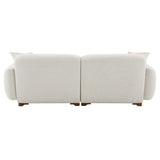 Darius - Sofa With 2 Pillows - Beige Boucle