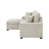 Waitsfield - Sectional With Chaise, Pull-Out Bed And Hidden Storage