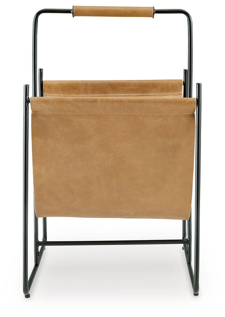 Faronworth - Magazine Rack - Brown / Black