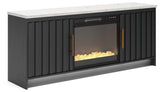 Cadmori - TV Stand With Fireplace Option