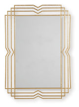 Claybrook - Accent Mirror - Gold Finish