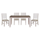 Ithaca - 5 Piece Dining Room Set (Table & 4 Side Chairs) - Brown