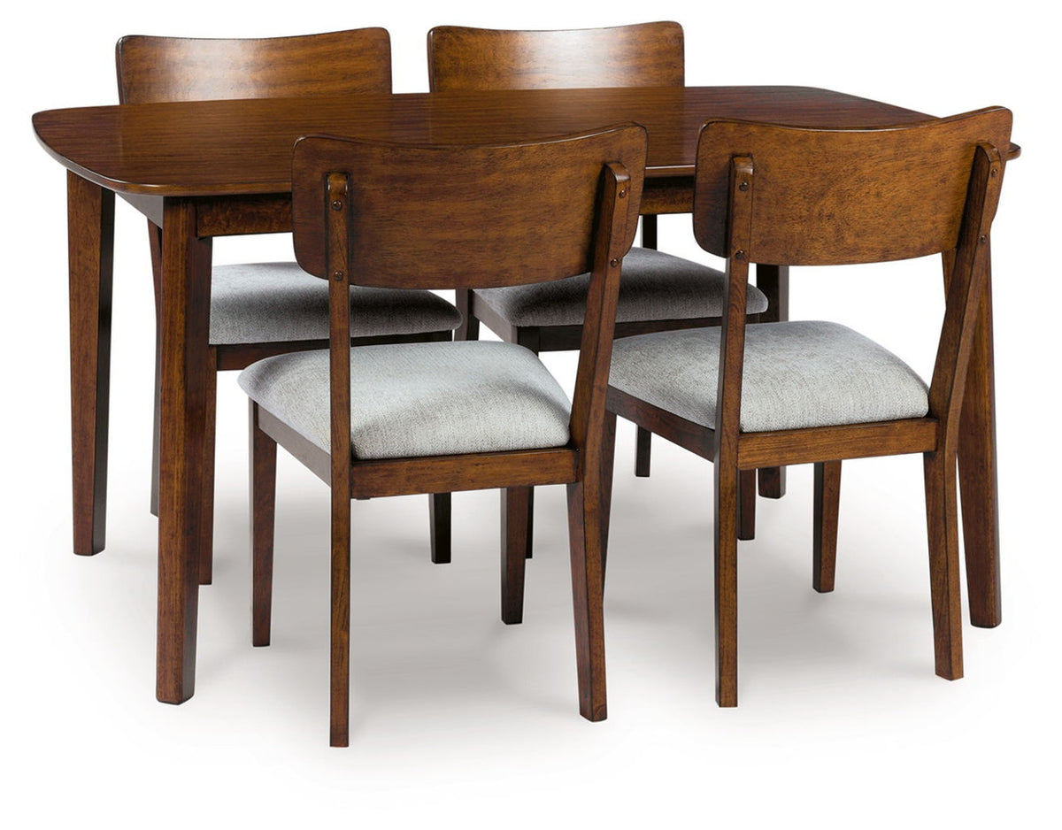 Tameride - Dining Room Table Set (Set of 5) - Brown
