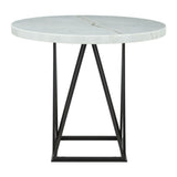 Riko - Round Counter Height Dining Table - White