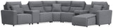 Modmax II - Reclining Sectional - Salt And Pepper