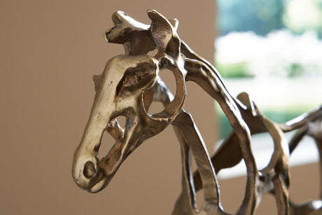 Grainville - Sculpture - Antique Gold Finish