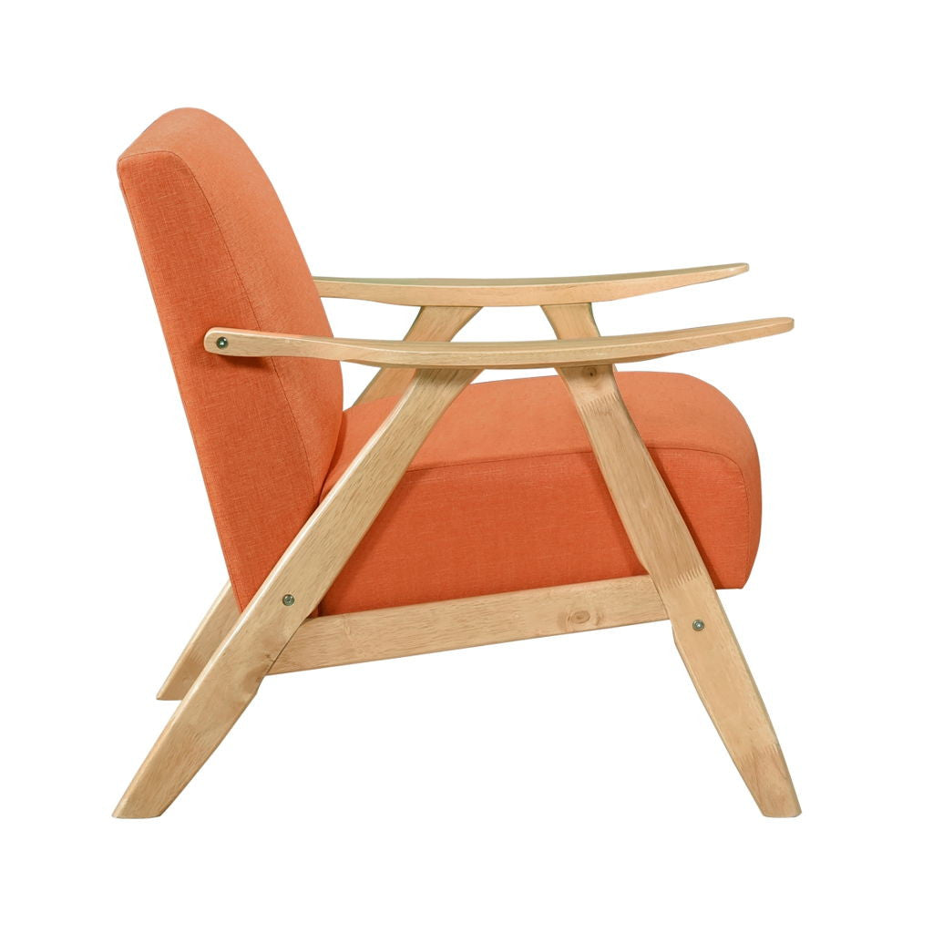 Damala - Accent Chair Light Brown Base