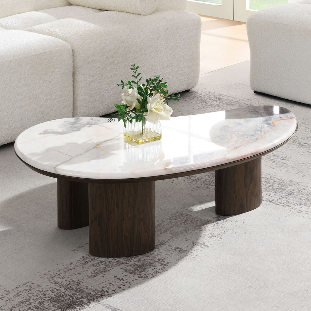 Hanale - Table With Marble Top