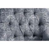Gaura - Chair With Pillow - Dark Gray Velvet