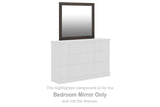 Shaehartin - Bedroom Mirror - Dark Brown