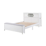 Sloane - Bookcase Bed With Hidden Desk, Stool And Storage Bench