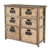 Cortinella Coastal 6-Drawer Storage